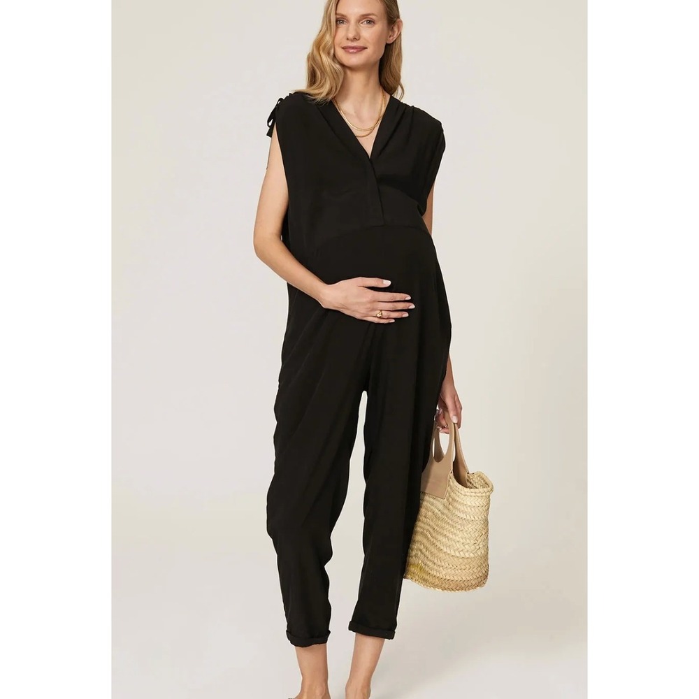 Hatch The Twilight Sleeveless Jumpsuit in Black sz 1 (4-6)‎